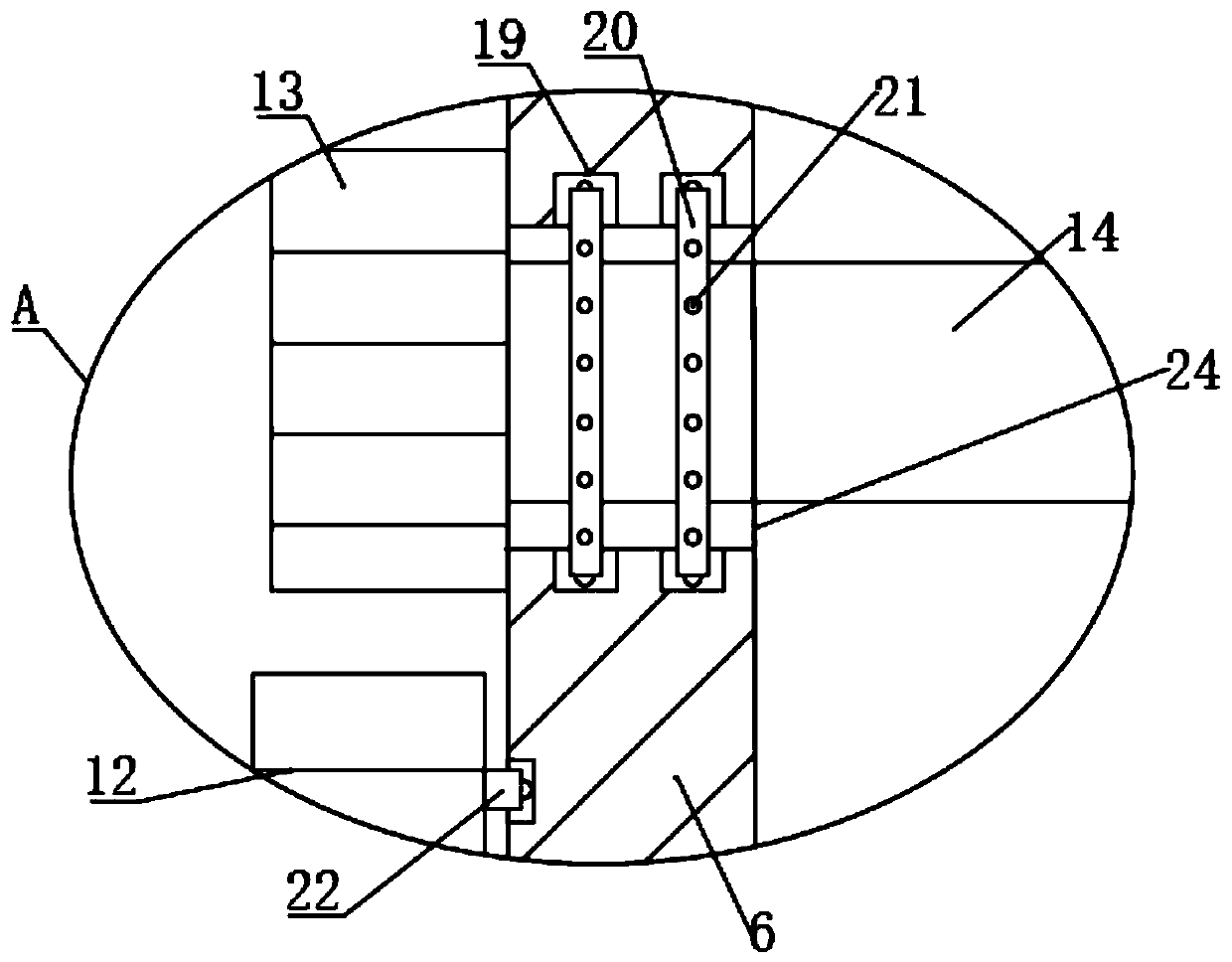 A bearing transport vehicle that is convenient for loading and unloading