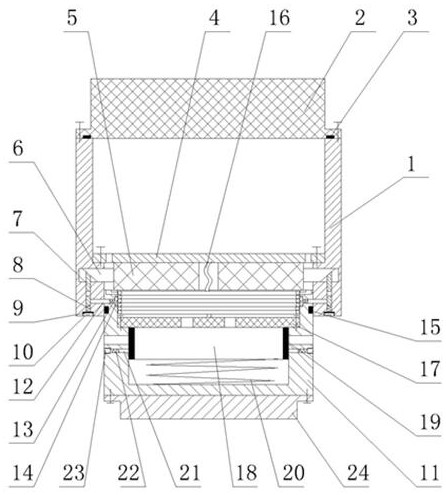 A mechanical recyclable automatic water sampling device