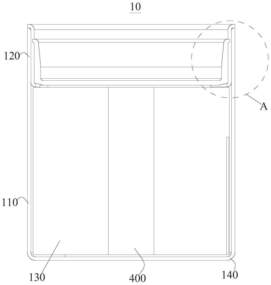 Battery structure with deformation and pressure relief function