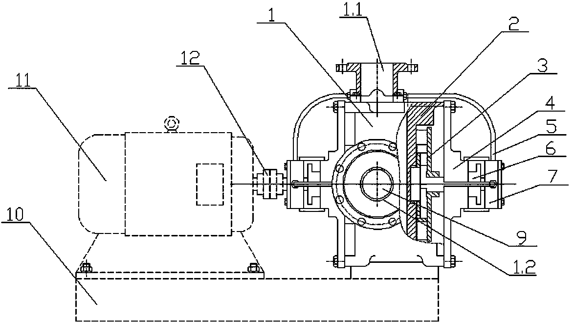 Volute changeable type marine self-priming centrifugal pump
