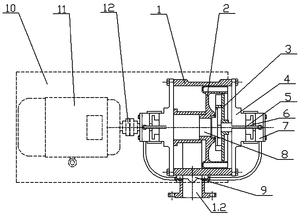 Volute changeable type marine self-priming centrifugal pump