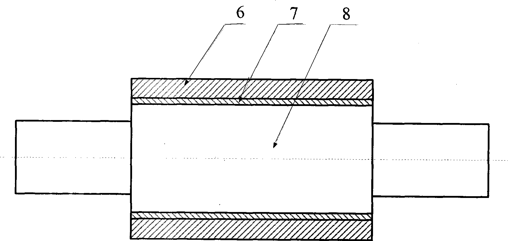 Centrifugal casting production method of high-boron high-speed steel composite roller