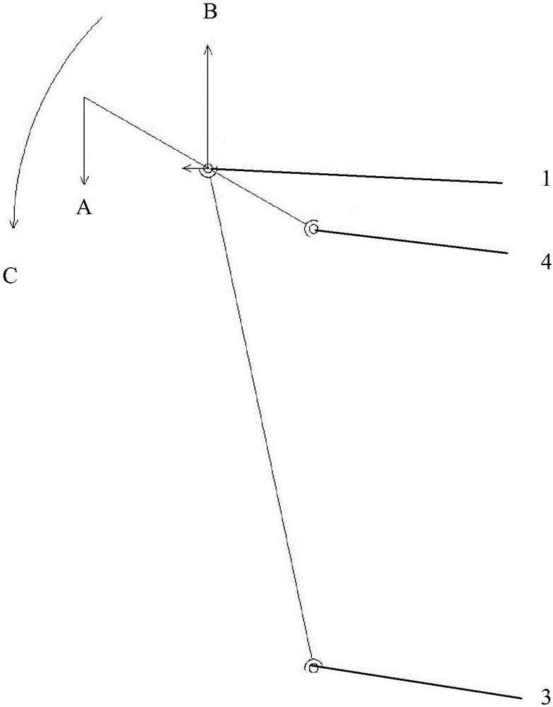 Mechanism for compensating gravitational torque generated by vertical rotary component