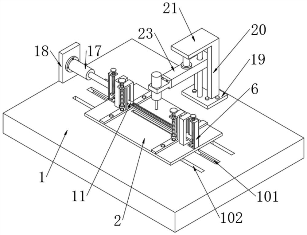 Fixing device for automobile cushion machining and machining method of fixing device