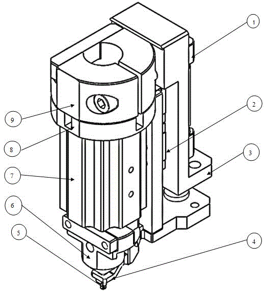 Pressure sensor fixing mechanism