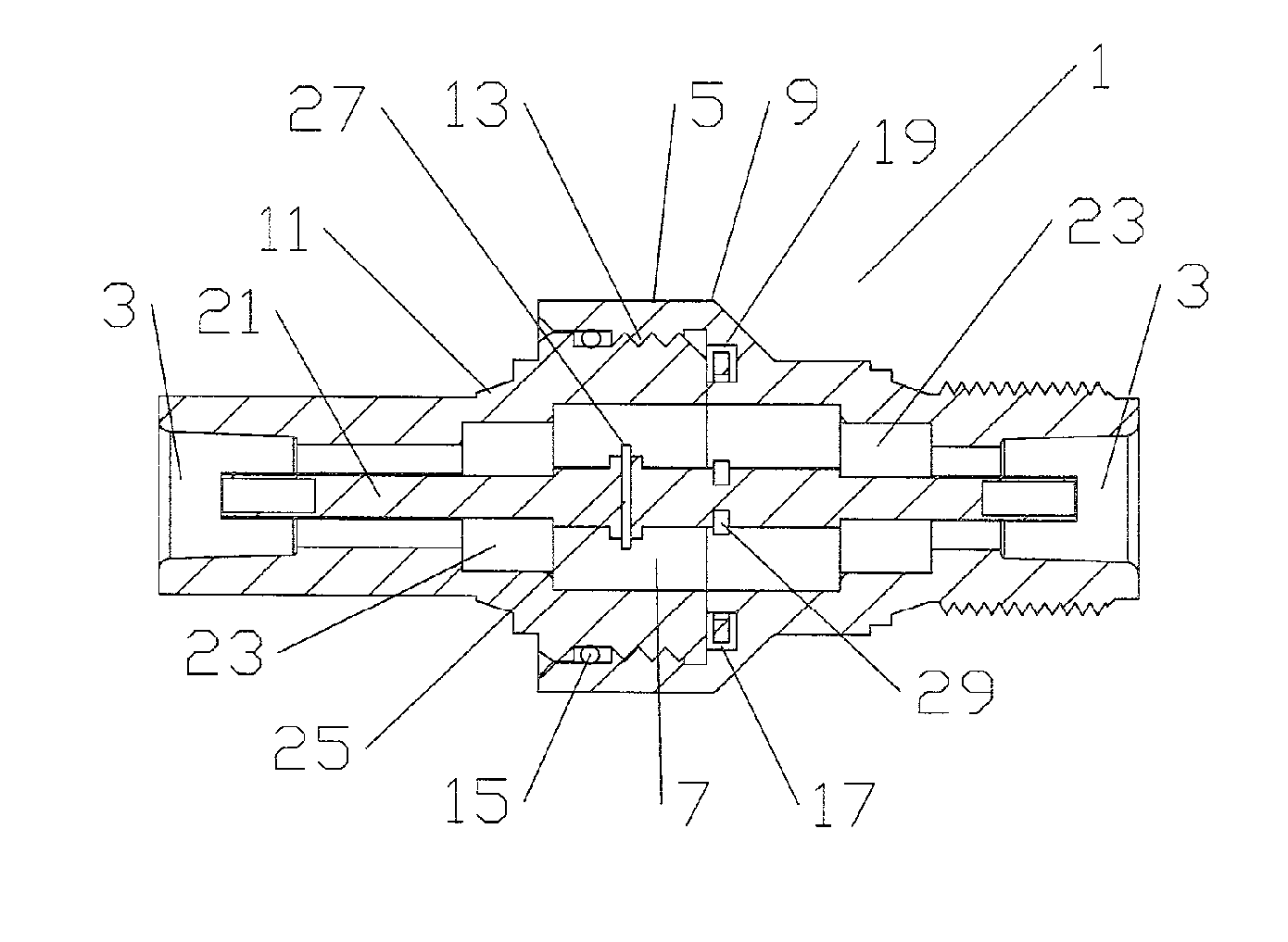 Multiple Planar Inductor Coaxial Surge Suppressor