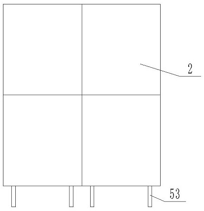 A combined curtain wall structure