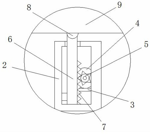 An anti-collision device for parking and storage of new energy vehicles