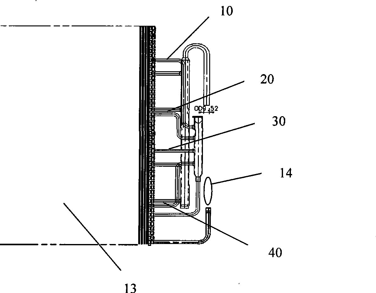 Improved air conditioner capillary pipe structure