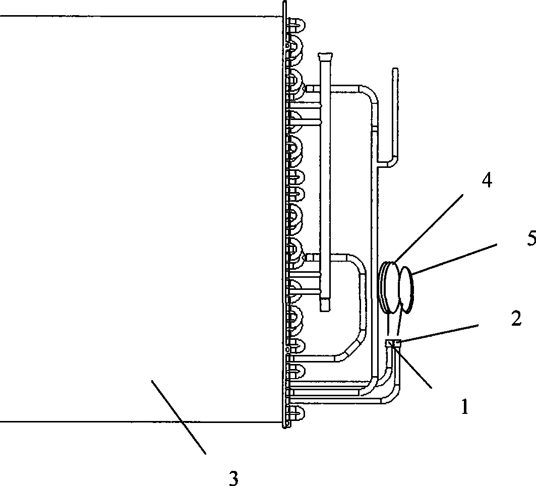 Improved air conditioner capillary pipe structure