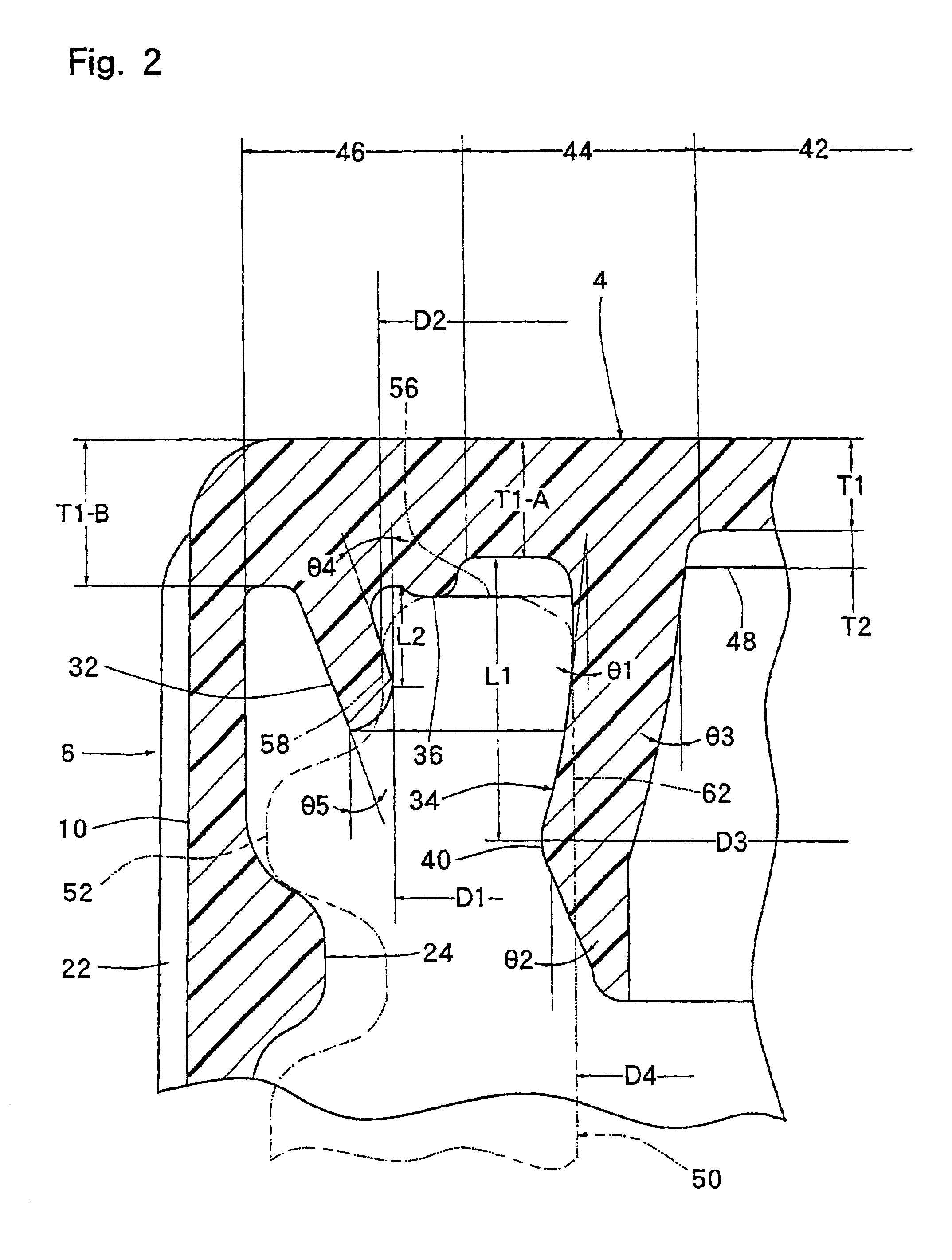 Synthetic resin container closure