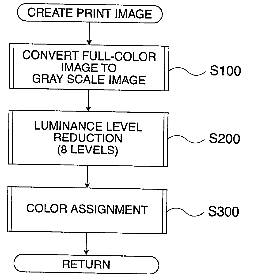 System and method for processing image data, computer program for performing the method and data storage medium carrying the program