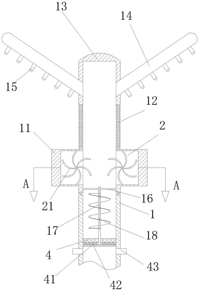 Agricultural field crop cultivation irrigation device