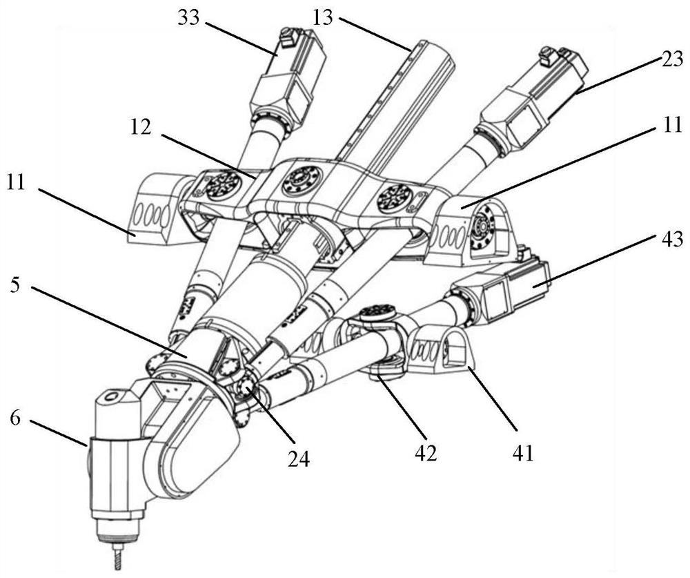 Robot non-redundancy geometric error model analysis modeling method based on spinor theory