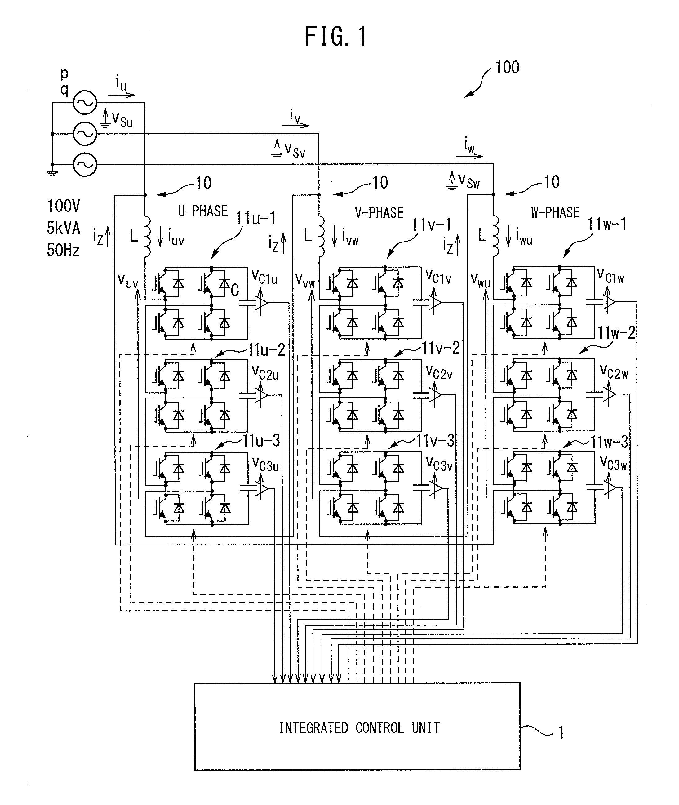Power converter and method for controlling same