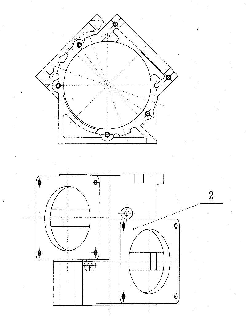 Vertical cylinder piston type internal combustion engine