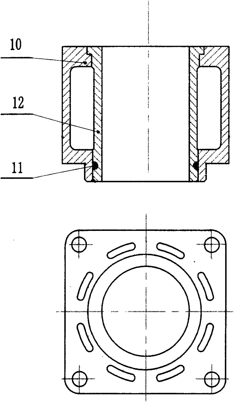 Vertical cylinder piston type internal combustion engine