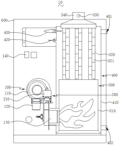 Energy-saving and environment-friendly closed-loop control methanol heating stove