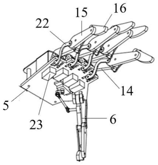 Multi-finger space cooperative control manipulator in high-risk pollution environment