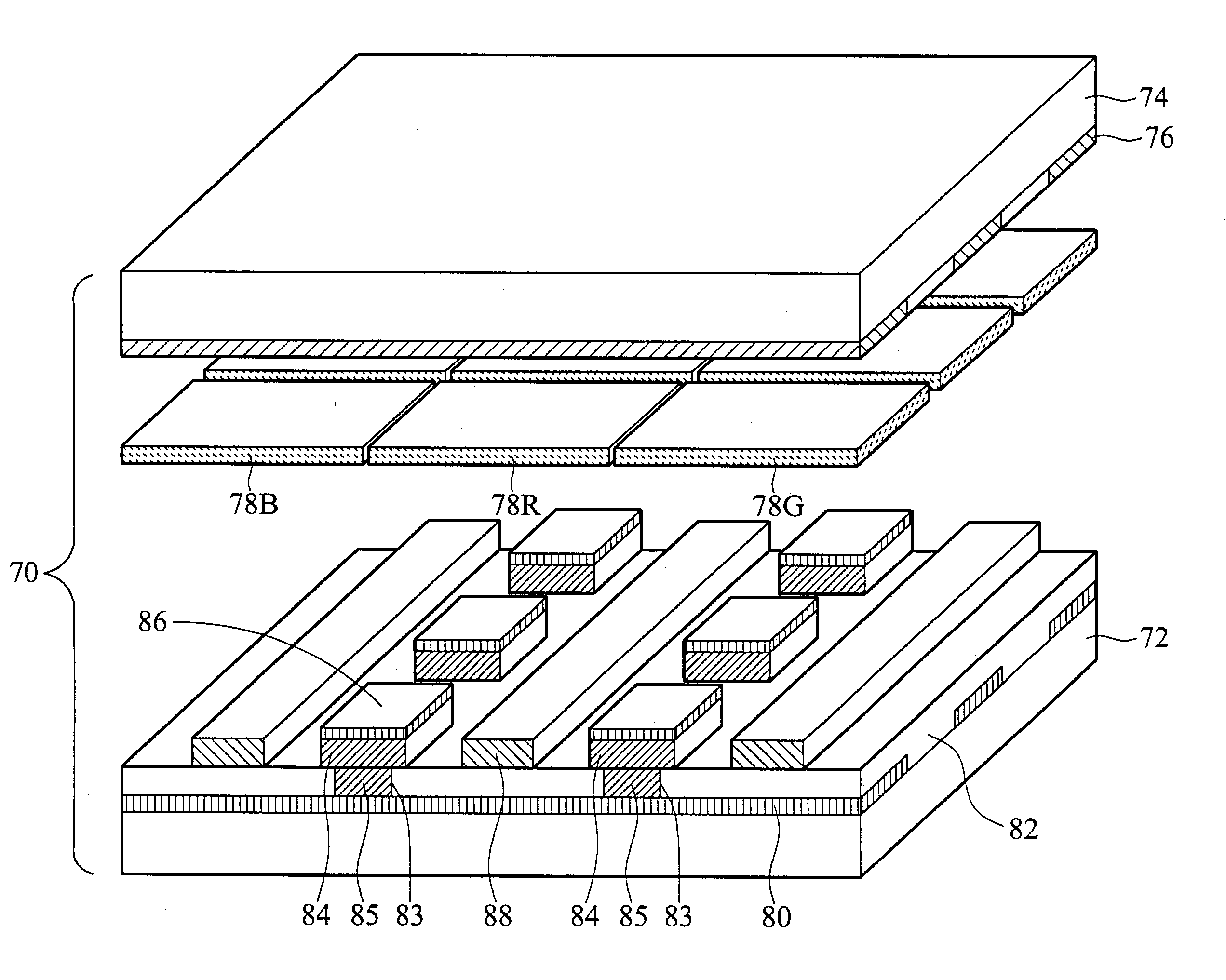 Triode structure of field emission display and fabrication method thereof