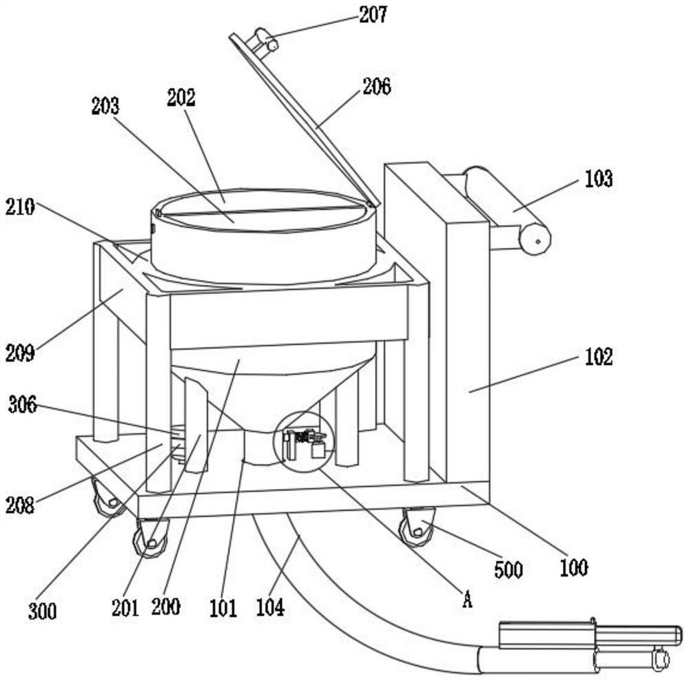 Intercropping fertilization device for integrated topdressing of slow-release fertilizer and urea water fertilizer