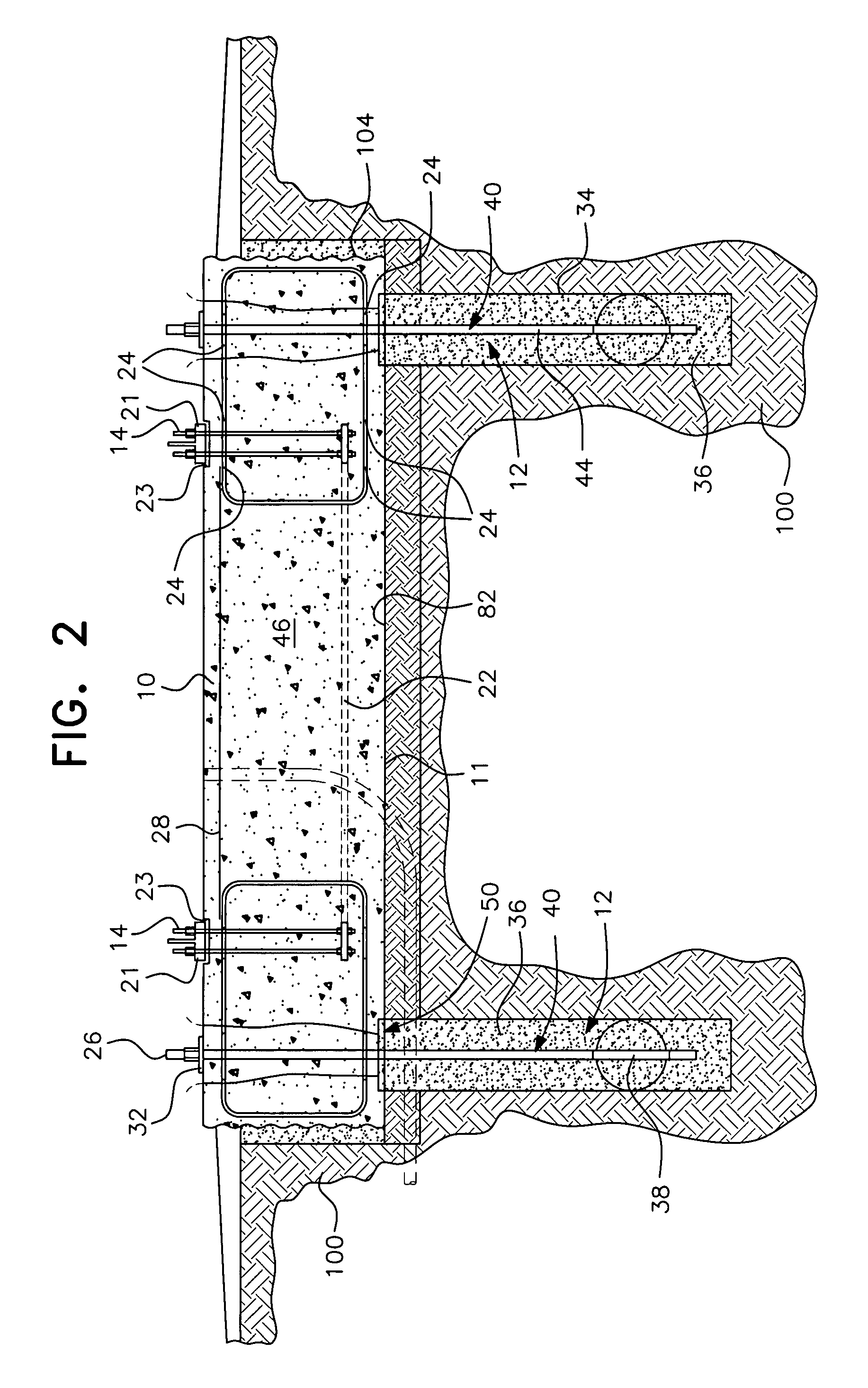 Post-tension pile anchor foundation and method therefor