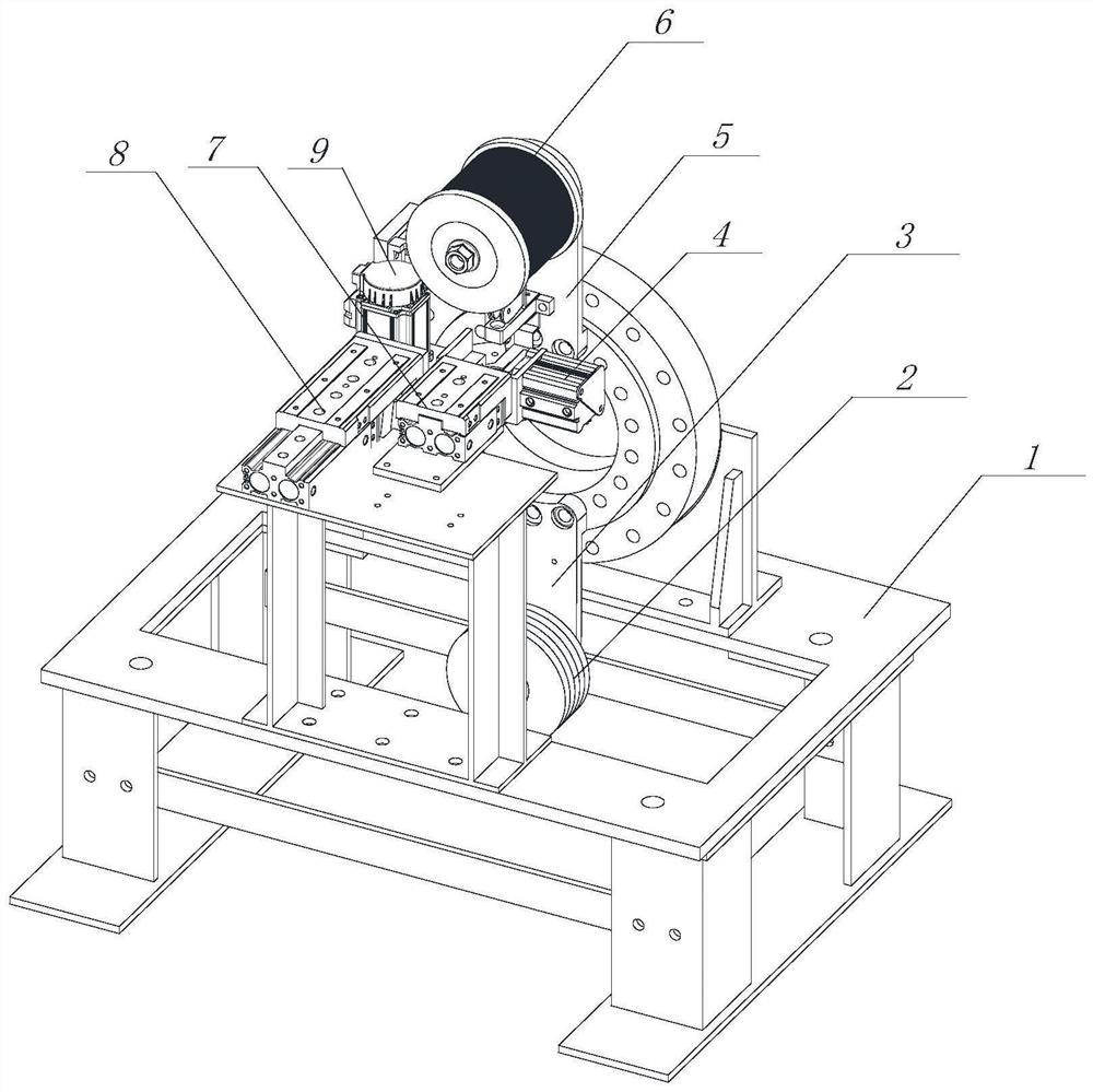 A strip material automatic strapping machine