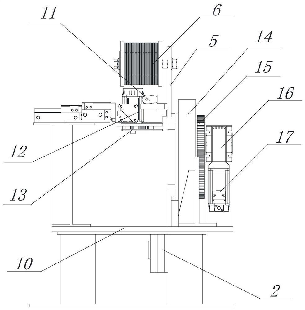 A strip material automatic strapping machine