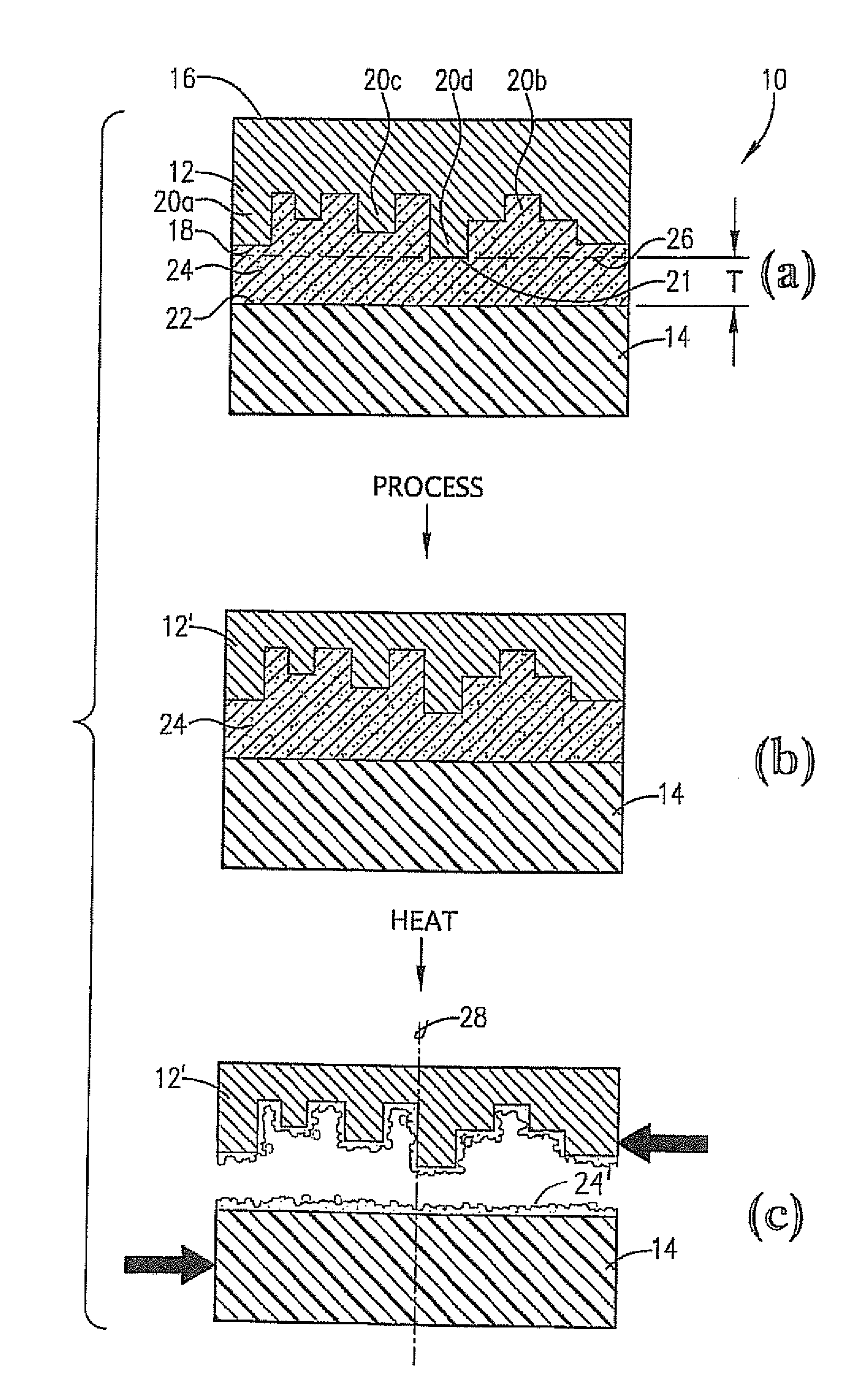 Thermally decomposable spin-on bonding compositions for temporary wafer bonding