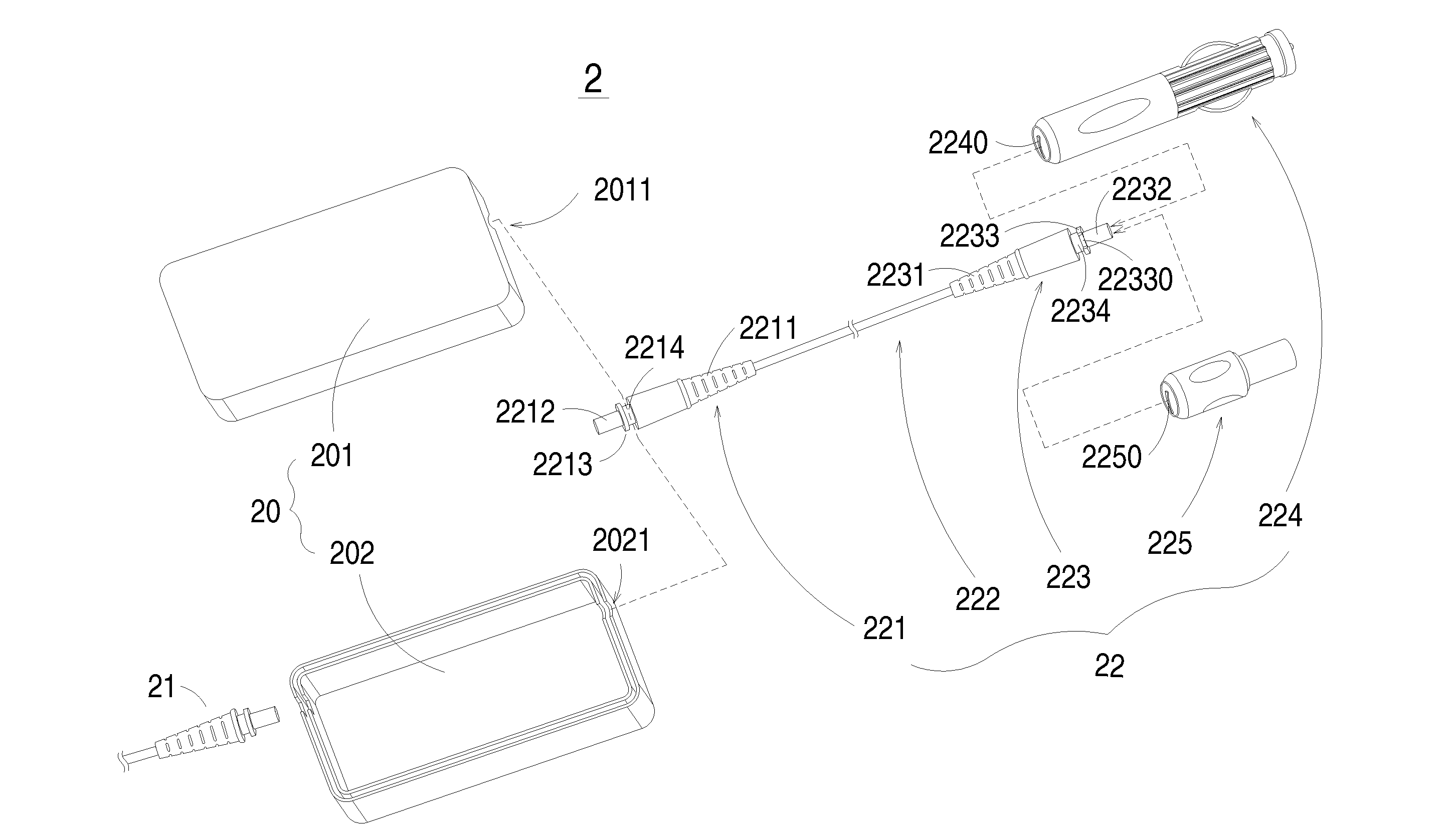Multipurpose input plug assembly and power adapter having the same