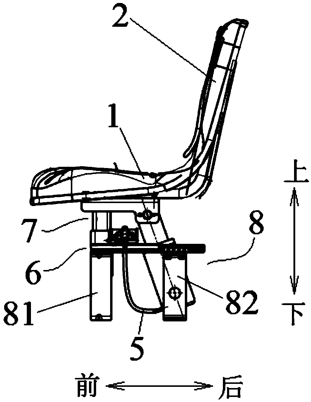 Seat and agricultural machinery with same