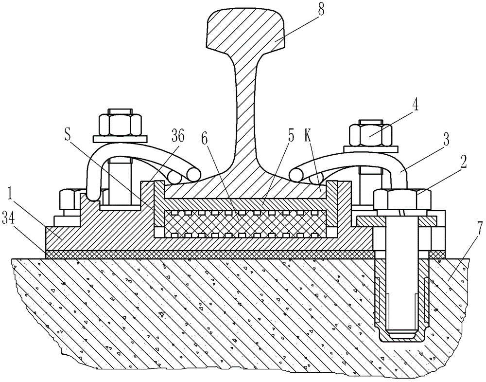 Lateral Stiffness Reinforced Track Fasteners