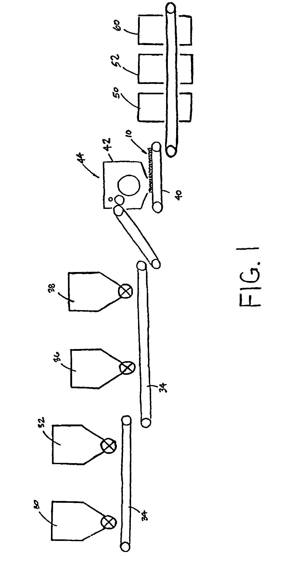 Sound absorbing material and process for making