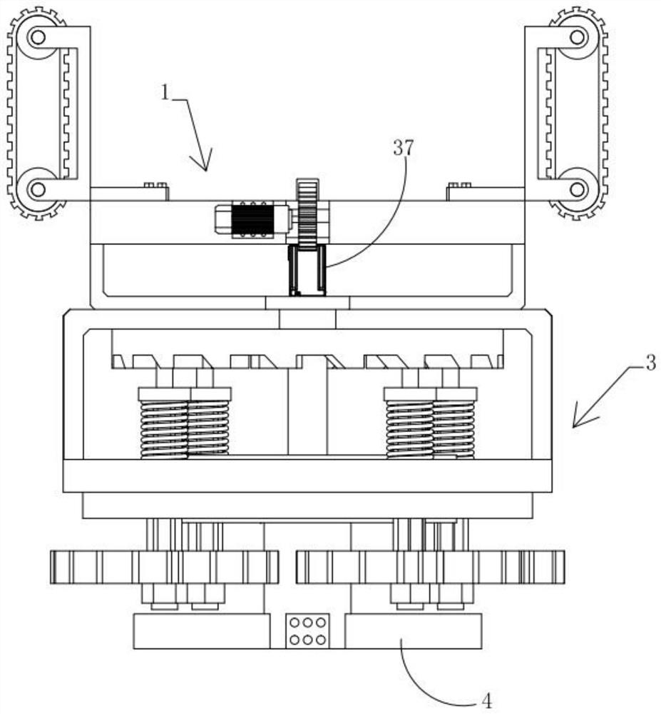 Tower drum sand blasting and rust removing device