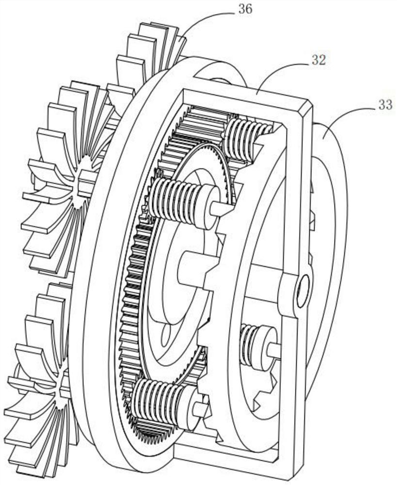 Tower drum sand blasting and rust removing device