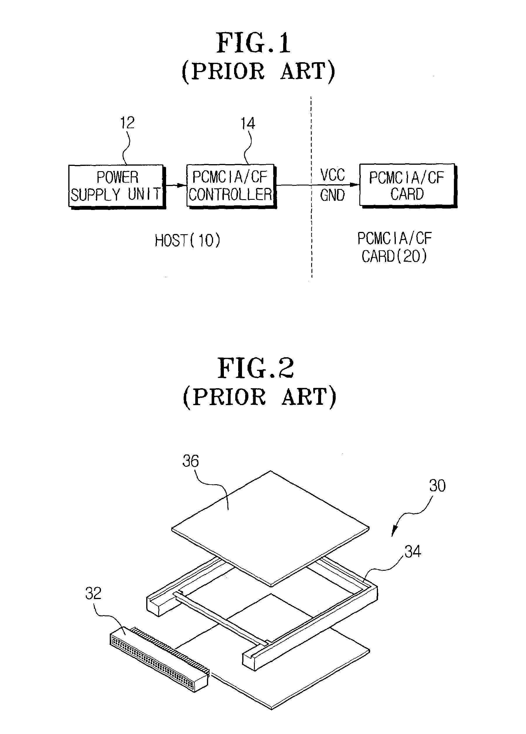 Card type device serving as supplementary battery and host using the same