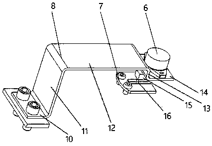 Car body articulation device and rotation angle control method for self-guiding virtual track train