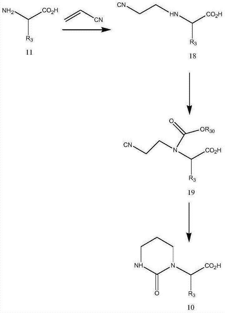 Preparation method of 2S-(1-tetrahydropyramid-2-one)-3-methylbutanoic acid
