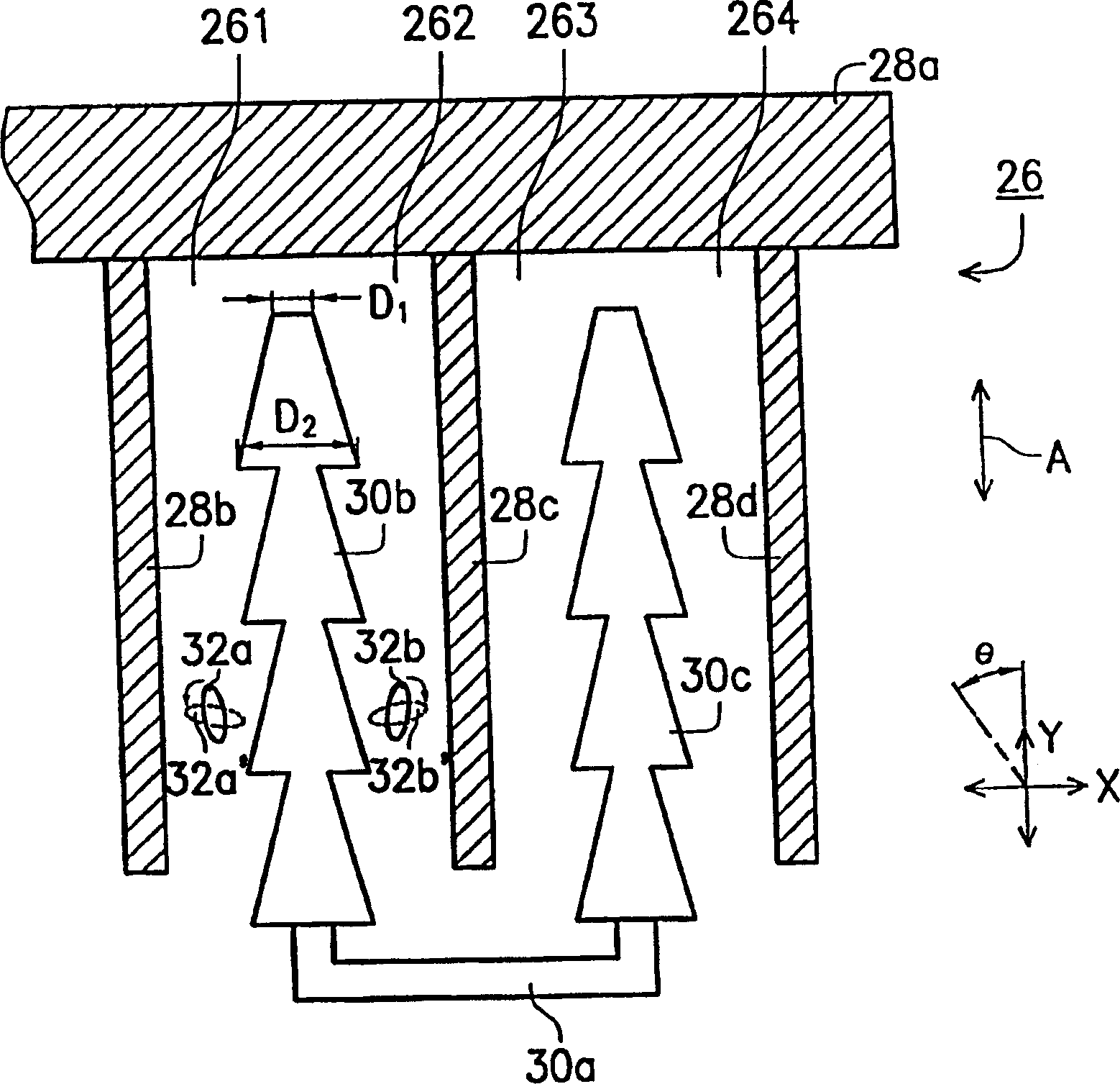 Electrode arranging structure for transverse electric field wide-viewing angle liquid crystal display