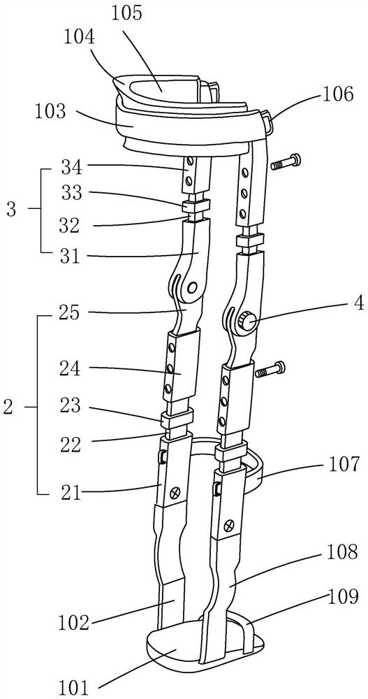 High-strength material, auxiliary walking device made of high-strength material and production equipment and production method