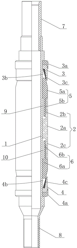 Small diameter double seal layered steam injection packer