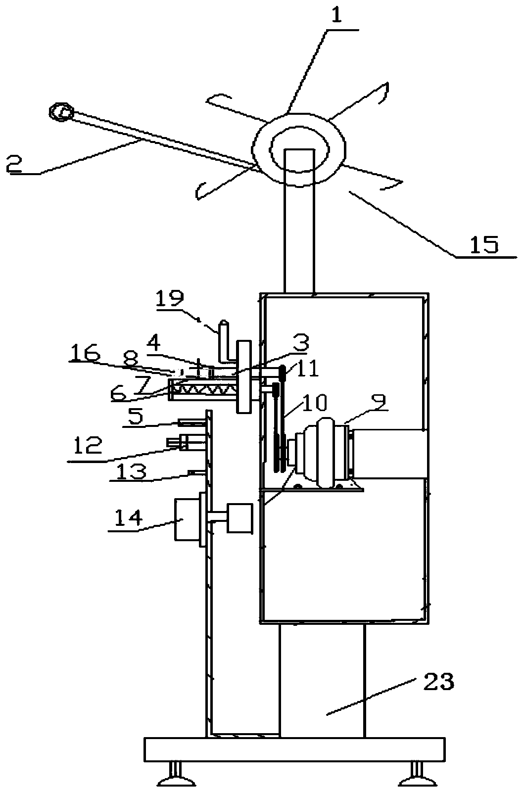 Bobbin winder used for glass fiber active winding