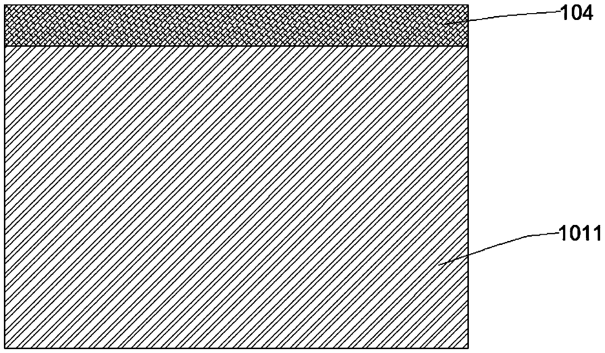 Lateral field FBAR structure and thin film transfer manufacturing method thereof