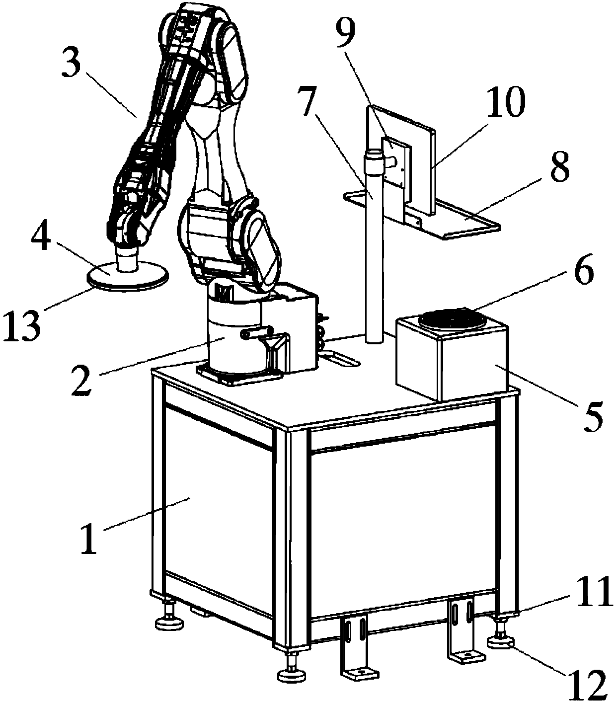 Automatic wiping machine