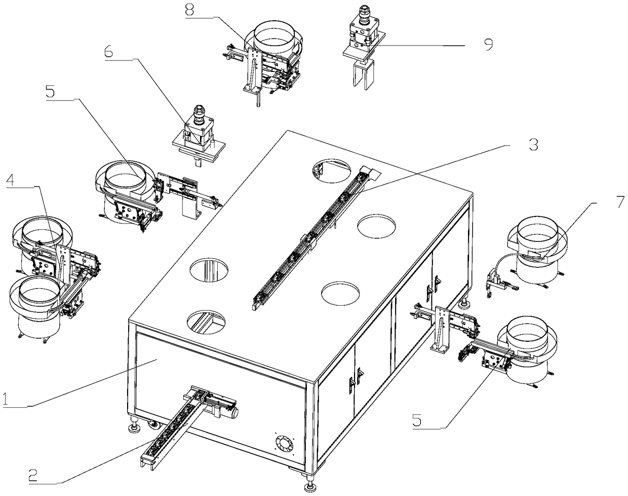 Bottom binding post assembly device and electric leakage switch production equipment