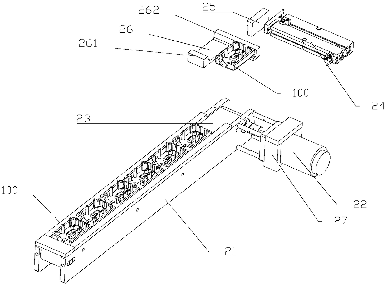 Bottom binding post assembly device and electric leakage switch production equipment