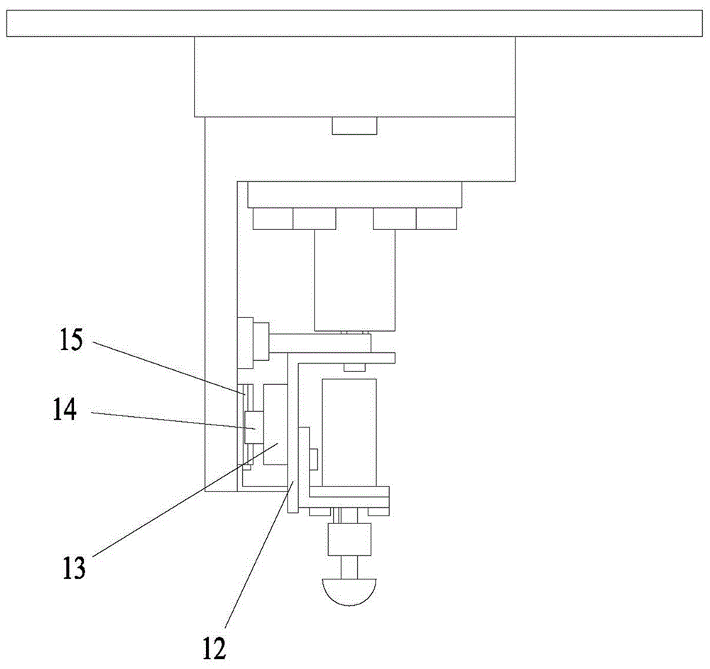 Mechanical hammering flattening device