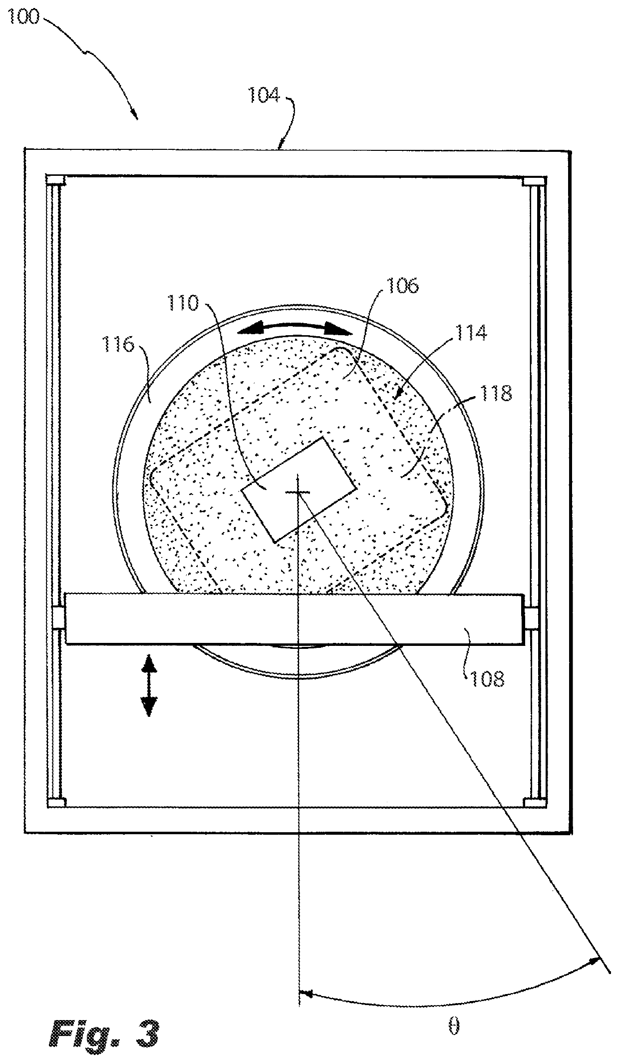 Rotating relative recoater and part orientation
