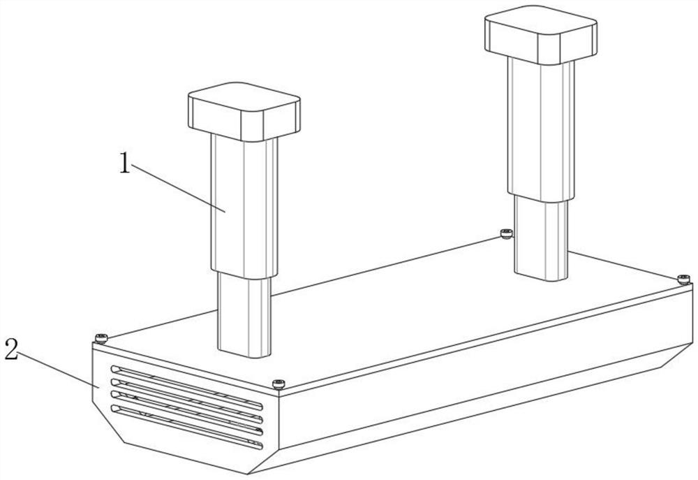 Eye protection lamp for intelligent classroom illumination