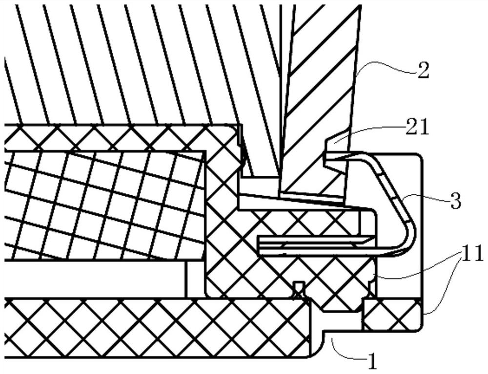 Armature assembly structure of horizontal magnetic circuit relay